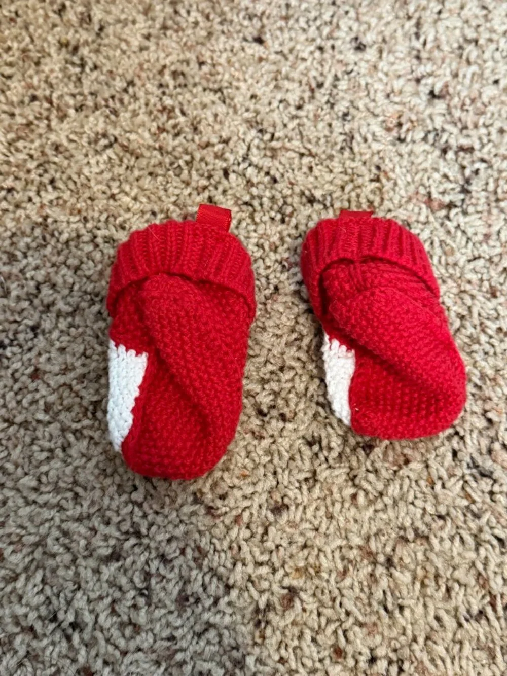 Holiday Baby Shoes Lot Bundle Santa Booties and Rudolph Reindeer Dress Shoes 0-6